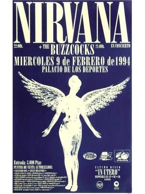 Trend Poster Nirvana Albüm Retro Ahşap Poster