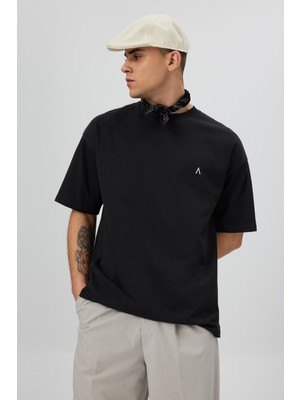 Babokah Heavy Knit Oversıze Kısa Kol Tshirt