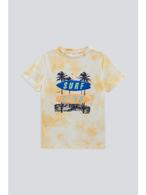 Babokah (Kids Boy) Batikli Baskılı Kısa Kol T-Shırt