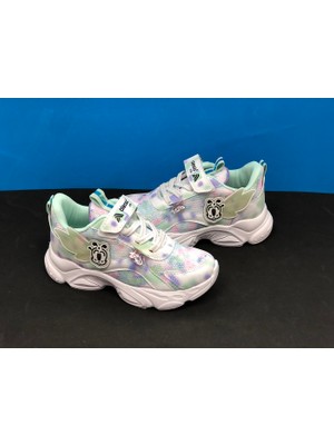 KAFKASLAR AYAKKABI Kız Çocuk Kelebek Desenli Renkli Ortopedik Sneakers Spor Ayakkabı
