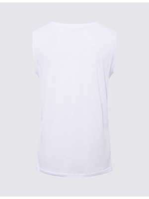 Marks & Spencer Relaxed Fit Yuvarlak Yaka T-Shirt