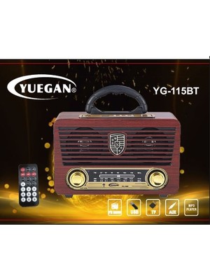 Melek Store Magıcvoıce MV-115BT Usb/sd/fm/bluetooth Destekli Nostaljik Radyo