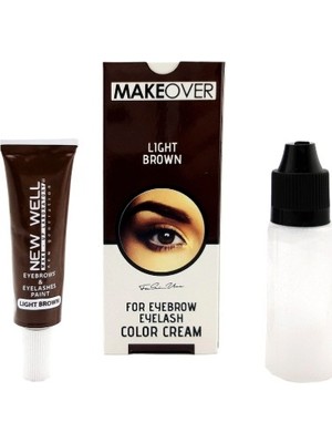 Makeover Brown Kaş Kirpik Boyası Açık Kahve
