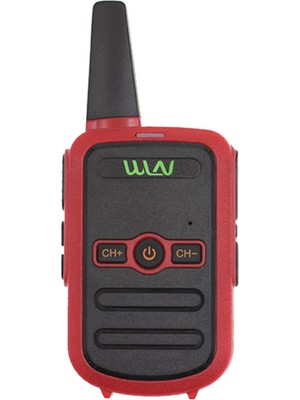 Melek Store Wln KD-C51  3-5 Km 16 Kanal Tekli Telsiz Kırmızı Kasa Şarj Aleti Dahil