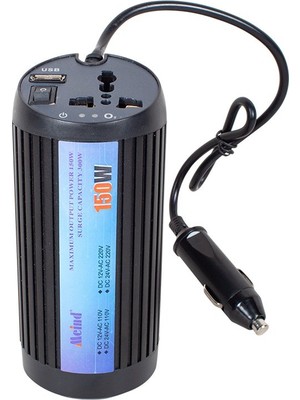 Melek Store Powermaster PM-19826 150 Watt 12 Volt Usbli Çakmaktan Power Inverter