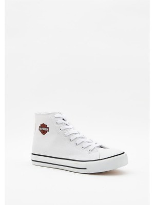 Harley Davidson 023Z100162 White Kadın Sneaker