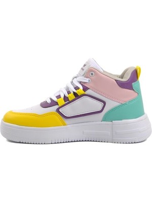 Walkway Beyaz Sarı Unisex Hi Sneaker