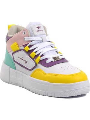 Walkway Beyaz Sarı Unisex Hi Sneaker