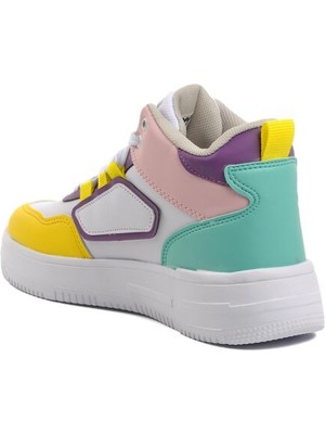 Walkway Beyaz Sarı Unisex Hi Sneaker