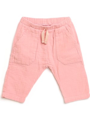 HelloBaby  Basic Kız Bebek Cepli Pantolon Kız Bebek