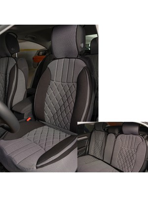 Space Elegance 5'li Set Minder Gri-Siyah / KLMNY543