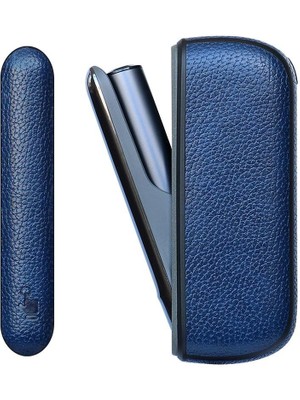 Zigver  Pu Deri Iqos Için Iluma Kılıfı Iqos Iluma 4 Lacivert