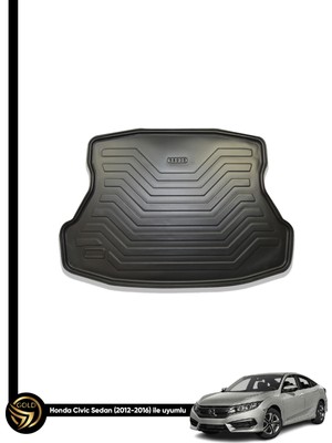 Gold Honda Cıvıc Sedan 2012 - 2016 Uyumlu Yeni Üretim Bagaj Havuzu