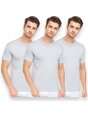 Cnt Erkek 3'lü Slim Fit Sıfır Yaka Fanila T-Shirt