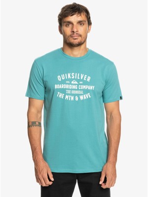 Quiksilver Qssurflockup Erkek Mavi Tişört