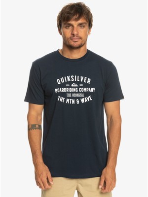 Quiksilver Signaturemove Erkek Mavi Tişört