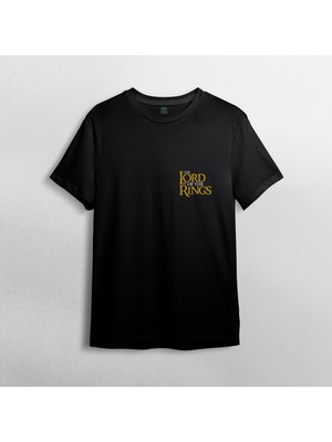 Pixxa Yüzüklerin Efendisi / Lord Of The Rings %100 Pamuklu Bisiklet Yaka T-Shirt Model - 3