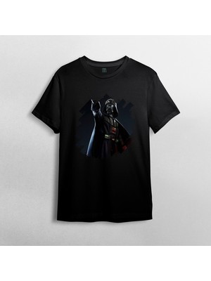 Pixxa Yıldız Savaşları / Star Wars %100 Pamuklu Bisiklet Yaka T-Shirt Model - 19