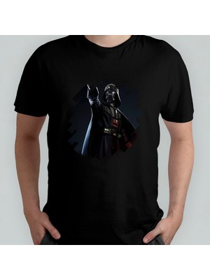 Pixxa Yıldız Savaşları / Star Wars %100 Pamuklu Bisiklet Yaka T-Shirt Model - 19