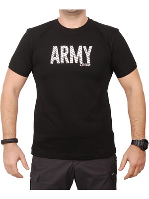 YDS Printed T-Shırt -Army