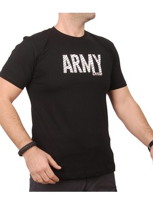 YDS Printed T-Shırt -Army