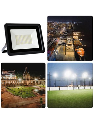 Maxled 50W Smd LED Projektör Amber Işık