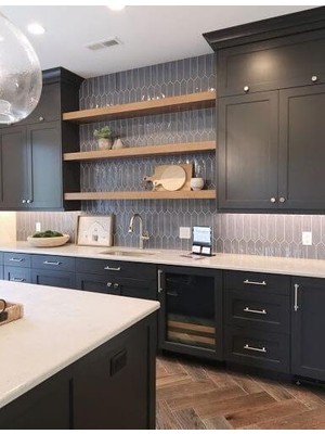 KRT Dolap Kaplama Folyosu Mat Siyah 122 CM X 4 MT Kendinden Yapışkanlı