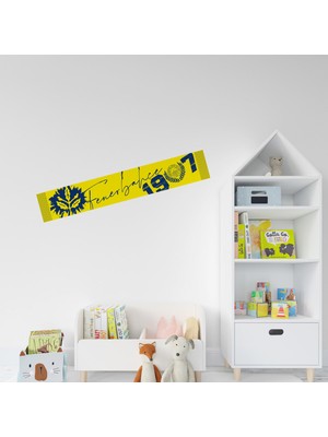 Odyak Taraftar Kart Odyak Statıkıum Atkı 5 20x118 cm Statik Kağıt Yapışkansız Fenerbahçe Lisanslı Orijinal