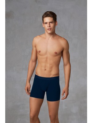 DOREANSE 1742 ERKEK PAMUKLU 3 LÜ ANTRASİT-SİYAH-LACİVERT BOXER