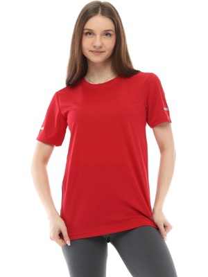 Ghassy Co. Kadın Nem Emici Hızlı Kuruma Atletik Teknik Performans Spor T-Shirt