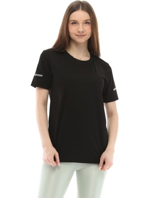 Ghassy Co. Kadın Nem Emici Hızlı Kuruma Atletik Teknik Performans Spor T-Shirt