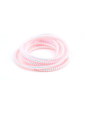 Spelt Şarj Aleti Kablosu Kablo Kordon Koruyucu Spiral Sarma Kılıf Koruma Laser Rose 160CM