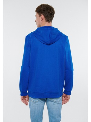 Mavi Time Baskılı Mavi Sweatshirt 8810869-70896