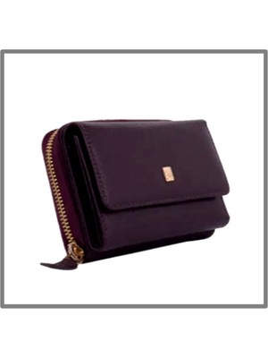 Minbag Cüzdan Deri Siyah