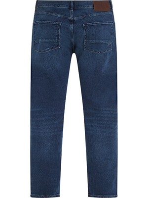 Tommy Hilfiger Normal Bel Normal Paça Straight Mavi Erkek Denim Pantolon MW0MW267811BS