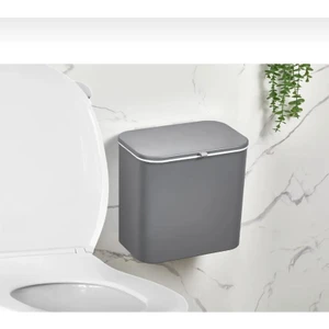 Multifonksiyonel 15 Lt Askı Aparatlı Banyo Mutfak & Tezgahüstü Çöp Kovası - Hkb-15