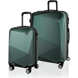 Polo&sky Elmas Model Haki Renk 2'li Valiz Seti (Kabin+Büyük)