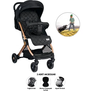 Fiorano Kabin Boy Bebek Arabası - Black