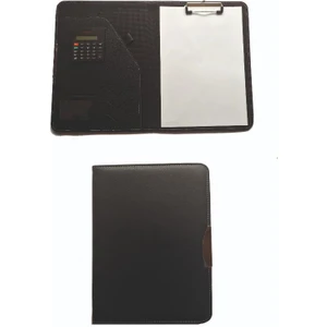 Kapaklı Sekreterlik Termoderi Hesap Makinalı A4 Siyah