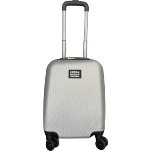 Coral Hıgh Mini Valiz (Kabin Valiz) 40 cm Gümüş (16508)