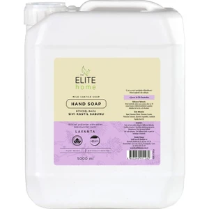 The Elite Home Bitkisel Bazlı ve Vegan Sertifikalı Sıvı El Sabunu 5 kg lavanta
