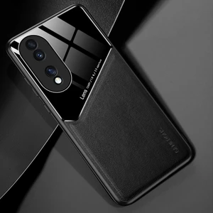 Honor 70 5g Manyetik Emme Dikiş Deri Deseni Cep Telefonu Kılıfları (Yurt Dışından)