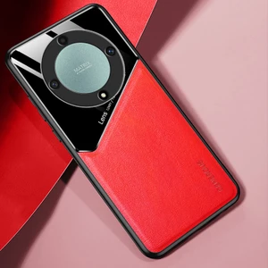 Honor X9A Manyetik Emme Dikiş Deri Deseni Cep Telefonu Kılıfları (Yurt Dışından)
