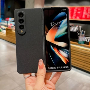Samsung Galaxy Z Fold4 Mat Hissi Cep Telefonu Kılıfları (Yurt Dışından)