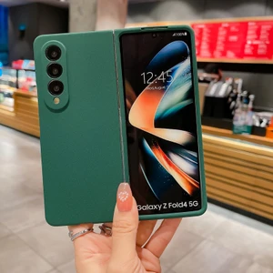 Samsung Galaxy Z Fold4 Mat Hissi Cep Telefonu Kılıfları (Yurt Dışından)
