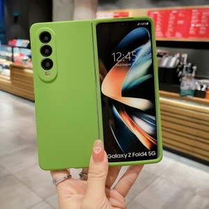 Samsung Galaxy Z Fold4 Mat Hissi Cep Telefonu Kılıfları (Yurt Dışından)