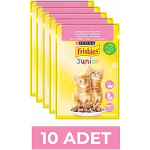 Junior - Tavuklu Yavru Kedi Yaş Maması - 85 gr x 10 Adet