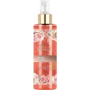 Lady Bella Simli Vücut Spreyi̇ 150 ml Rose Gold
