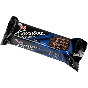 Karam Gurme Bitter Çikolatalı Gofret 50 gr 18 Adet