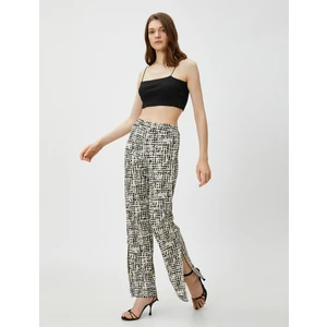 Beli Lastikli Pantolon Hafif Ispanyol Paça